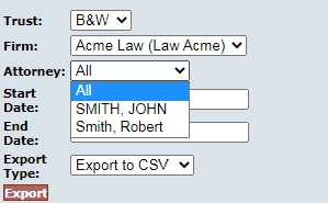 Select Status